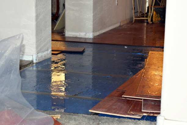 Professional Water Extraction technician working in Waukau, WI